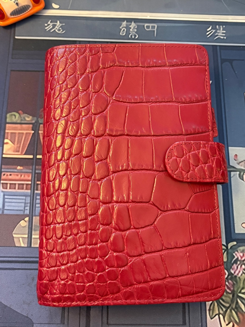 Filofax Classic Croc Personal Leather Organizer